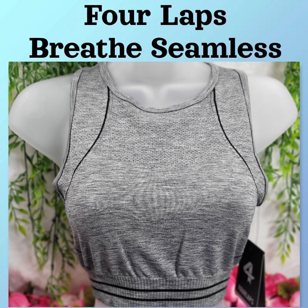 NWT Four Laps Breathe Seamless Bra/Sports Bra